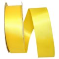 Reliant Ribbon 10.5 in. 50 Yards Double Face Satin Ribbon, Yellow 4950-079-09K